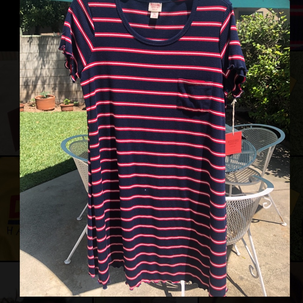 Striped T-Shirt Dress